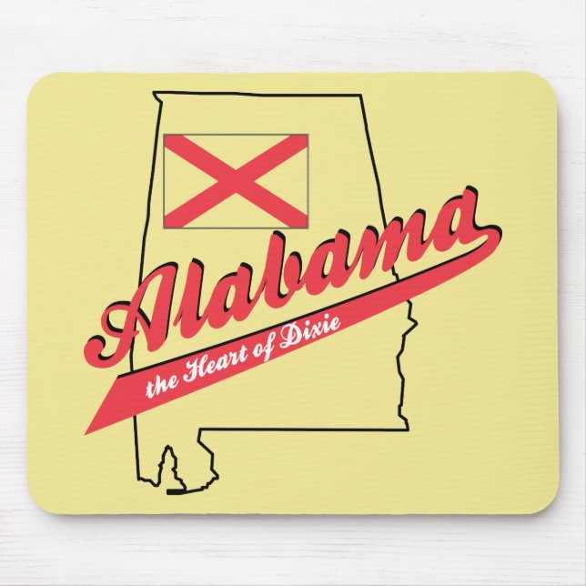 Al Herz von Dixie Slogan Mousepad (Vorne)