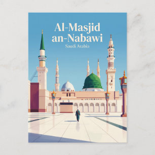 Al-Masjid an-Nabawi (Prophetenmoschee) Postkarte