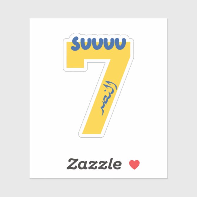 AL NASSR FOOTBALL AUFKLEBER (Blatt)