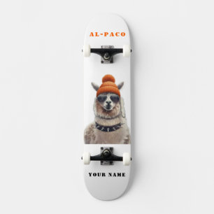 AL-PACO Individuelles Urban Skater Alpaka Skateboard