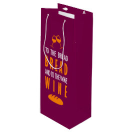 Al pan, pan, y al vino, vino geschenktüte für weinflaschen