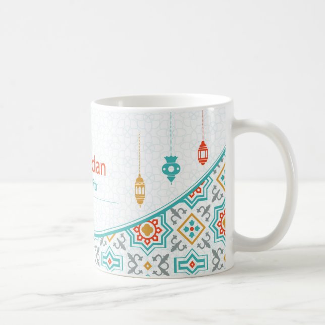 Al Ramadans Eid Fitr Geschenk-Tasse Kaffeetasse (Rechts)