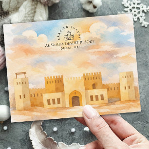 Al Sahra Desert Resort, Dubai   Berühmte Sehenswür Postkarte