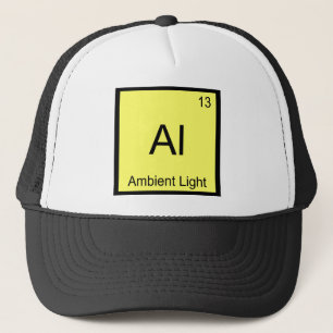 Al - Umgebungslicht Lustiges Chemie-Element-Symbol Truckerkappe