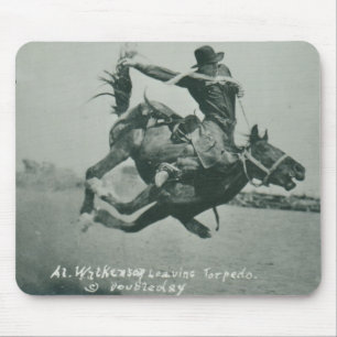 Al Wilkenson reitet auf Torpedo. Mousepad