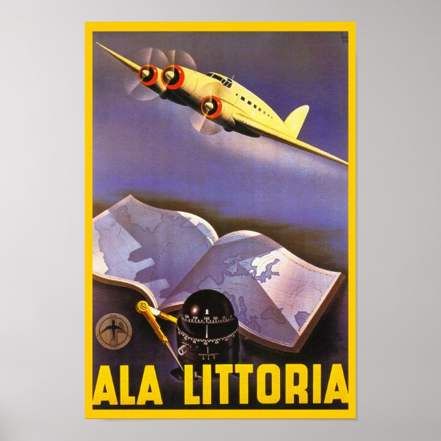 Ala Littoria Poster (Vorne)