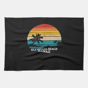 Ala Moana Beach Hawaii-Geschenk Geschirrtuch