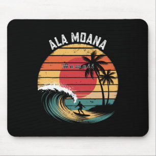 Ala Moana Strand Hawaii Strand Surfen Mousepad