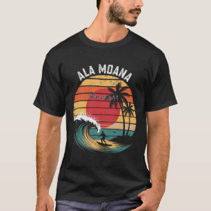 Ala Moana Strand Hawaii Strand Surfen T-Shirt