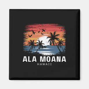 Ala Moana Strand Hawaii Surfen Surfer Magnet