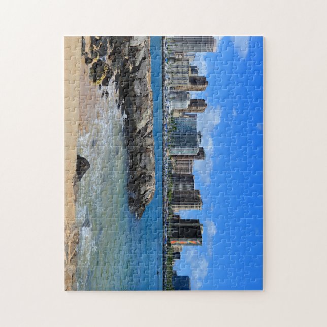 Ala Moana Strand-Park Hawaii Puzzle (Vertikal)