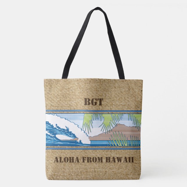 Ala MoanaHawaiian Monogram Beach Bag (Vorderseite)