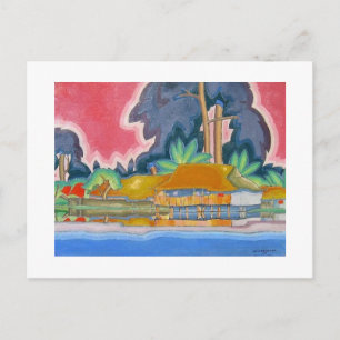 Ala Wai, Honolulu von Arman Manookian c. 20er Jahr Postkarte