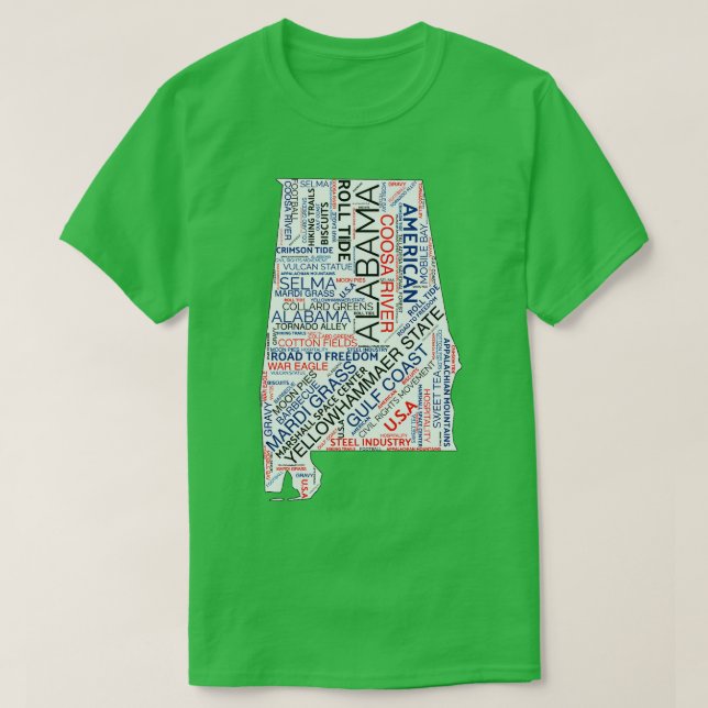 Alabama Adventures TShirt (Design vorne)