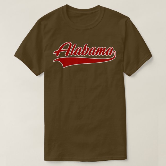 Alabama AL Throwback Design Classic T-Shirt (Design vorne)