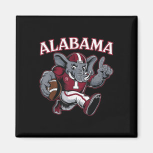 Alabama Al Vintag Sports Funny Liebe Elephant Anim Magnet