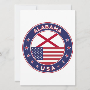 Alabama, Alabama-T - Shirt, Alabama-Aufkleber,