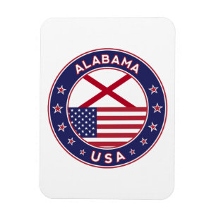 Alabama, Alabama-T - Shirt, Alabama-Aufkleber, Magnet