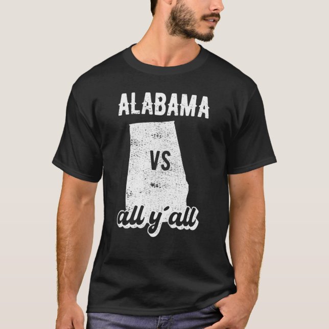 Alabama all y'all T-Shirt (Vorderseite)