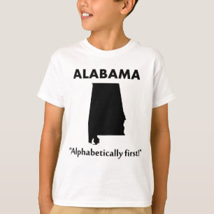 Alabama - Alphabetisch Erster T-Shirt