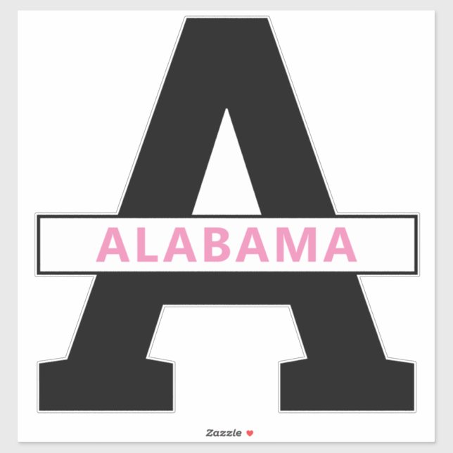 Alabama Aufkleber (Blatt)