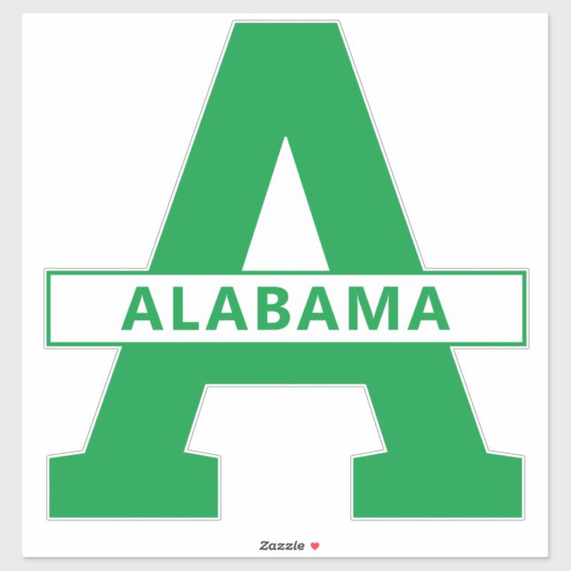 Alabama Aufkleber (Blatt)