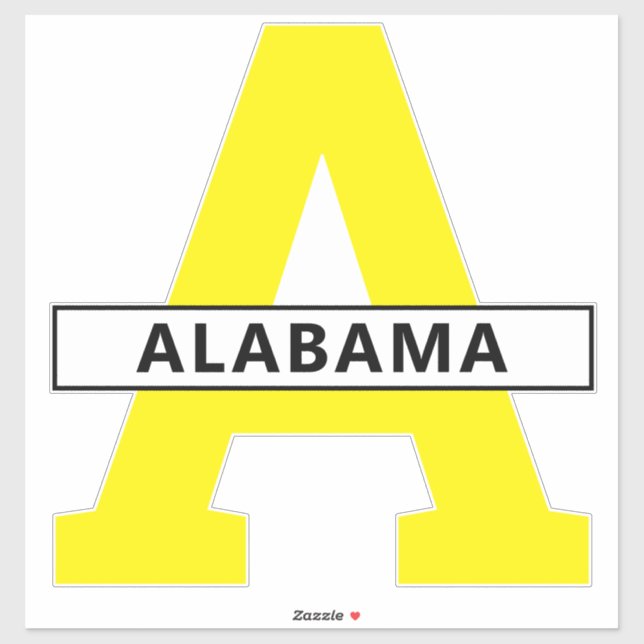Alabama Aufkleber (Blatt)