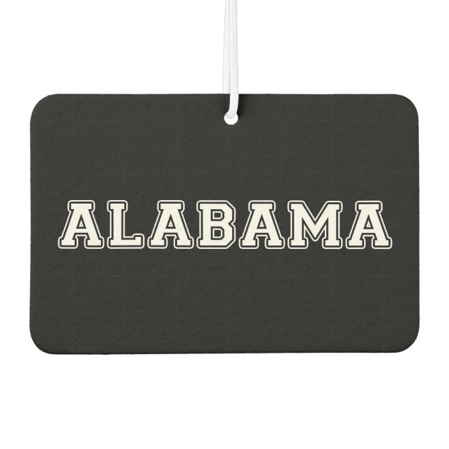 Alabama Autolufterfrischer (Vorderseite)