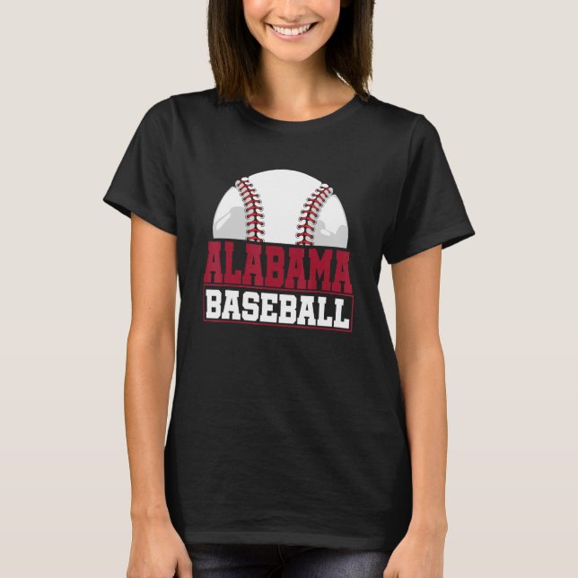 Alabama Baseball T-Shirt (Vorderseite)