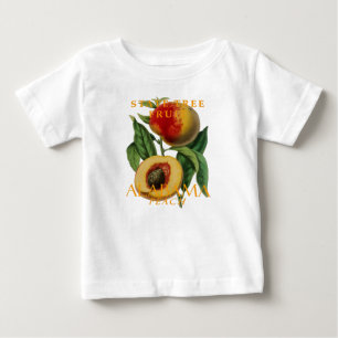Alabama Baum Frucht der Pfirsich Baby T-shirt