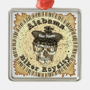 Alabama Biker  Ornament Aus Metall