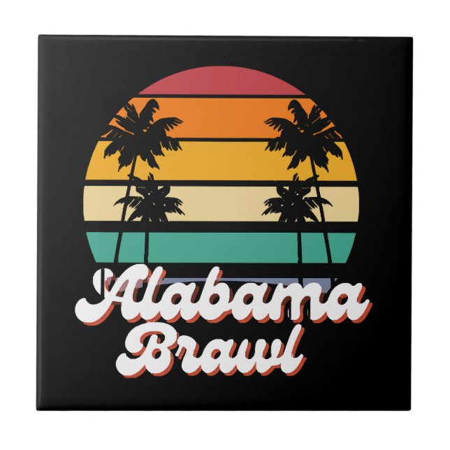 Alabama Brawl Fliese (Vorderseite)