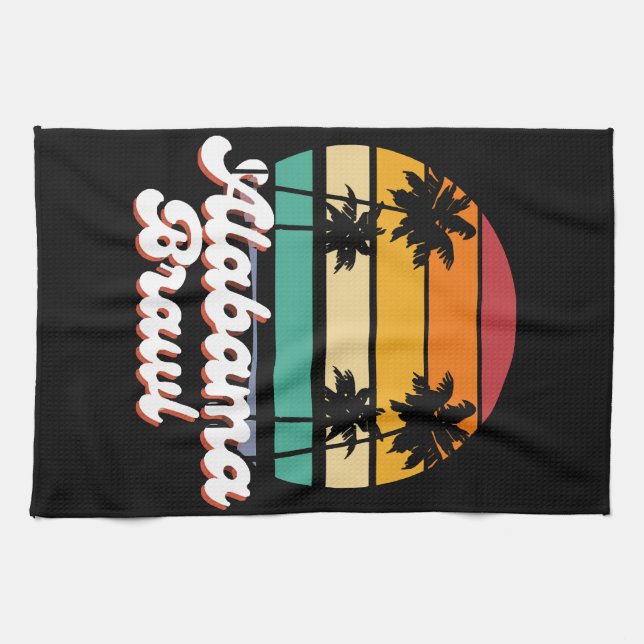 Alabama Brawl Geschirrtuch (Horizontal)