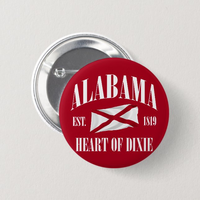 Alabama Button (Vorne & Hinten)