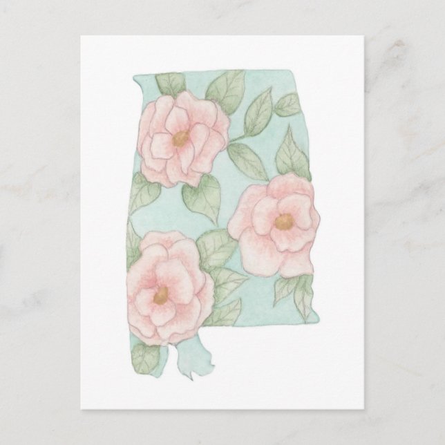 Alabama Camelias Postkarte (Vorderseite)