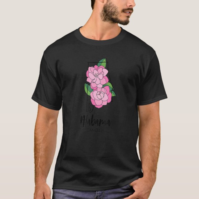 Alabama Camellia Flower T-Shirt (Vorderseite)