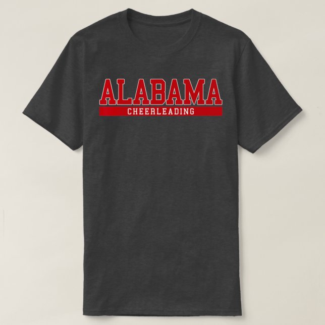 Alabama Cheerleading T-Shirt (Design vorne)
