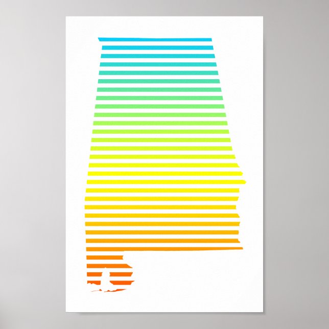 Alabama Chill Fade Poster (Vorne)