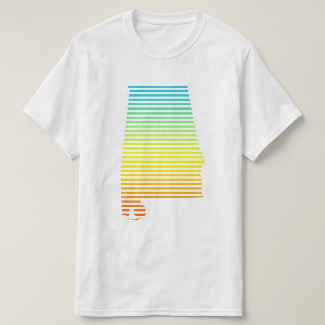 Alabama Chill Fade T-Shirt (Design vorne)