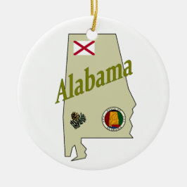 Alabama Christmas Tree Ornament