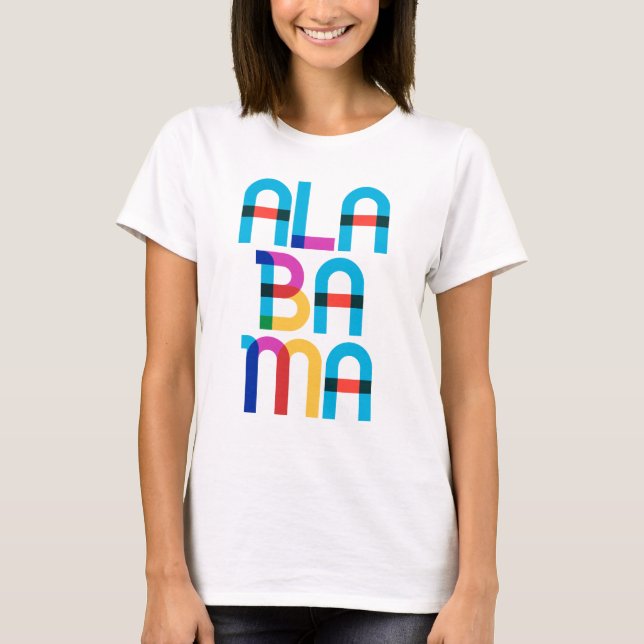 Alabama Classic Vintager 80er Pop T-Shirt (Vorderseite)