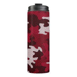 Alabama Crimson & White Bold Tide Camo Printed Thermosbecher