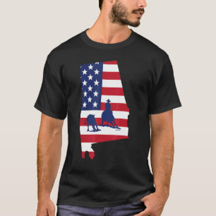Alabama Cutting Horse Usa T-Shirt