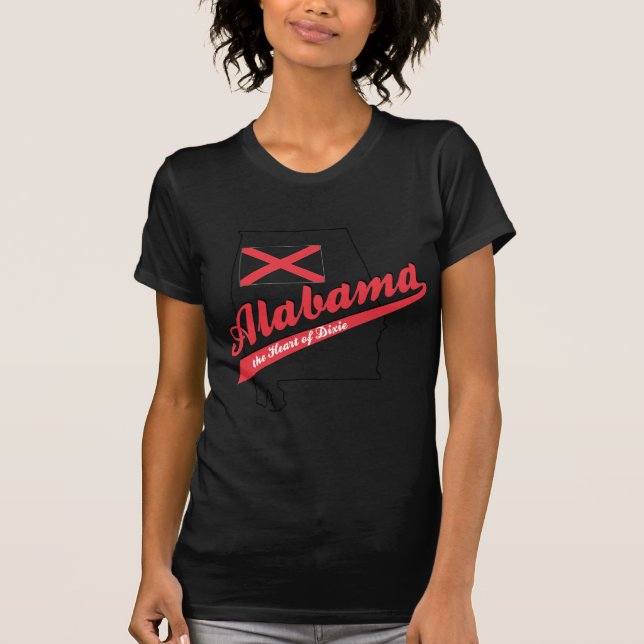 Alabama - Das Herz von Dixie T-Shirt (Vorderseite)