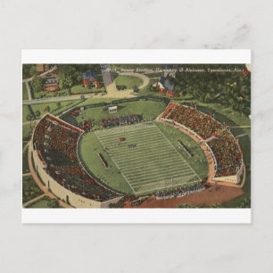 Alabama Denny Stadium Vintag Postcard Postkarte