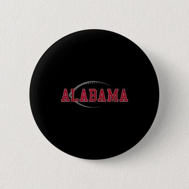 Alabama Design Men Women Boy Girl  Button (Vorderseite)