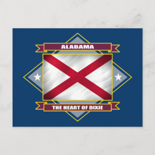 Alabama Diamond Postkarte