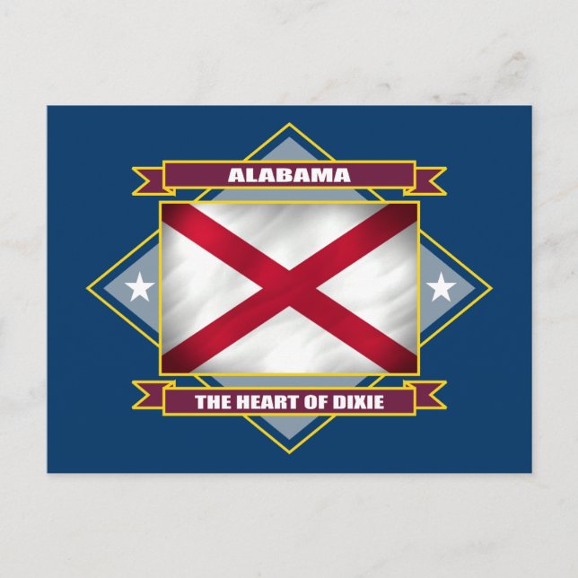 Alabama Diamond Postkarte (Vorderseite)
