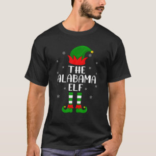 Alabama Elf Weihnachts-Party passt Familie Xm T-Shirt