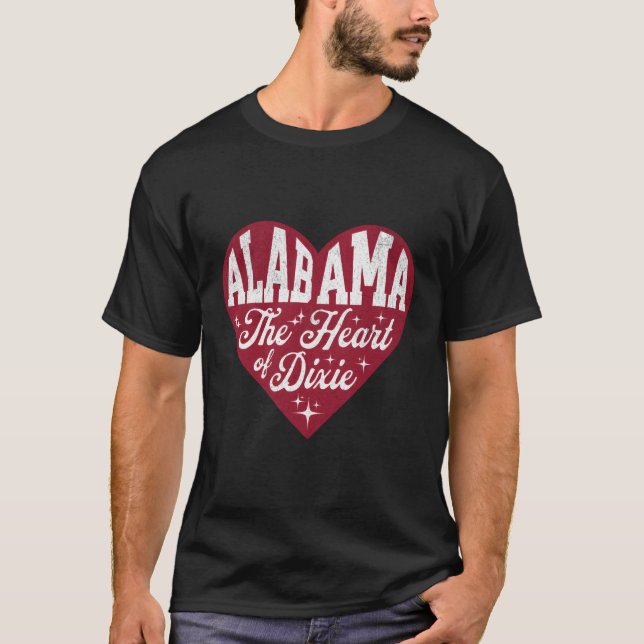 Alabama Er für Dixie Alabama T-Shirt (Vorderseite)